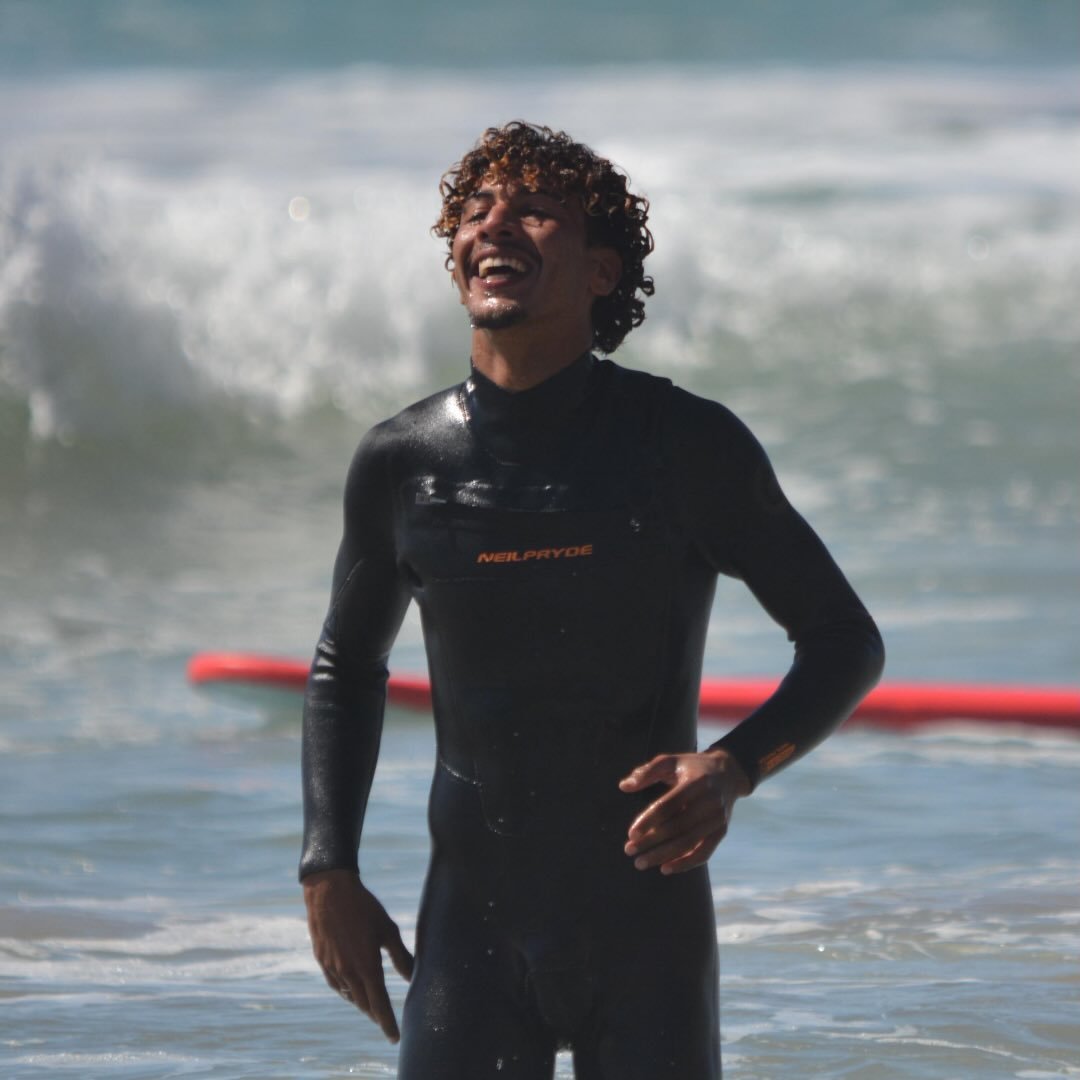 Mohamed, surf instructor at PaddleOut Morocco surf camp in Tamraght