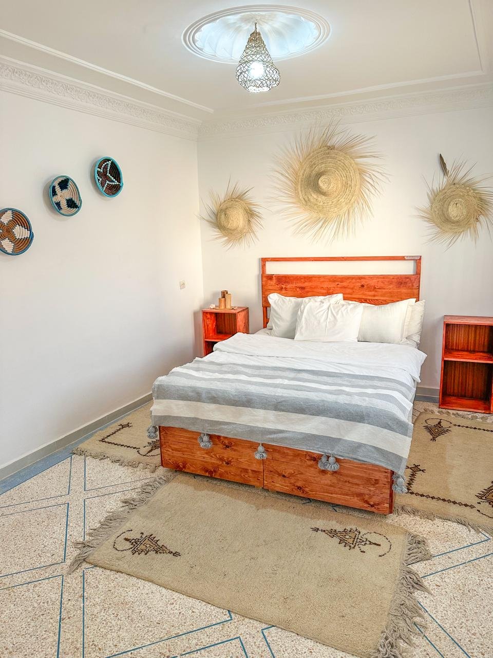 Bedroom at PaddleOut Morocco surf house