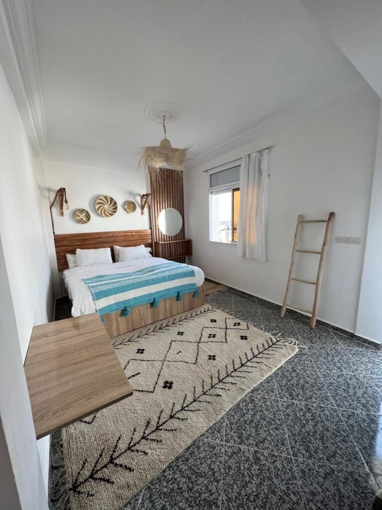 Shared bedroom at the PaddleOut surf house