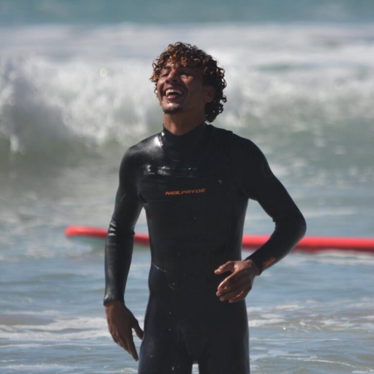 Mohamed, moniteur de surf